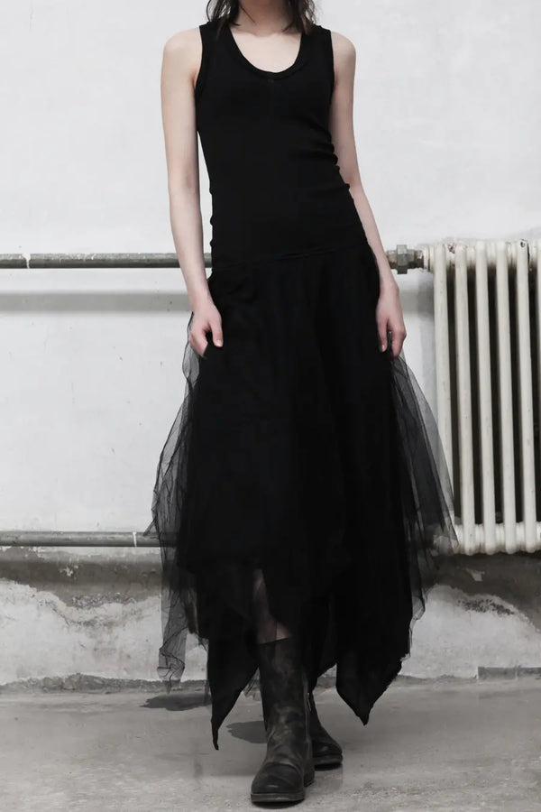 Marc Le Bihan vest skirt 2833 black